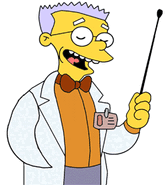 Smithers in Season 1 with his regular skin color