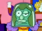 Selma's head in the bowl