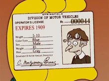 carteira de motorista do Sr