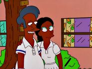 Apu in tennis clothes