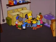 Bart with an oversized head