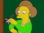 Edna with Bart's pigeon