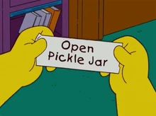 Homer tem uma missão p/ o golem