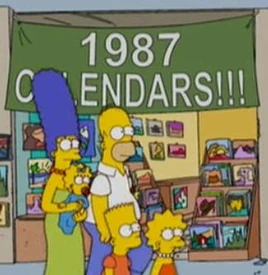 1987 Calendars!!!