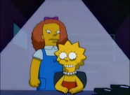 Francine about to attempt to beat up Lisa.