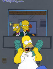 Mr burns hurts homer