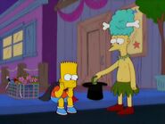 Sideshow Mel Giving Money to Bart