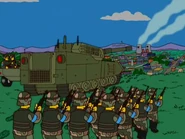 The army tank in G.I. (Annoyed Grunt). (Likely a modified M3 Bradley