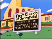 Today's Sermon: Conquest Of The County Of The Apes