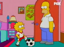 Lisa joga bola homer 01