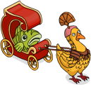 Chicken-pulled Chariot