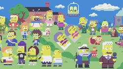 Troy McClure, Patty, Selma, Jacques, Lisa the Vegetarian lamb