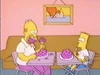 Bart and Homer Eat Dinner