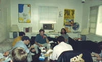 The Simpsons' writing room in 1992.