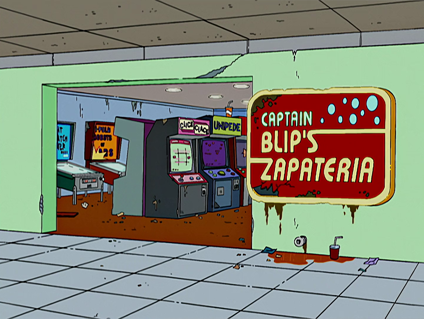 Captain Blip s Zapateria Simpsons Wiki Fandom