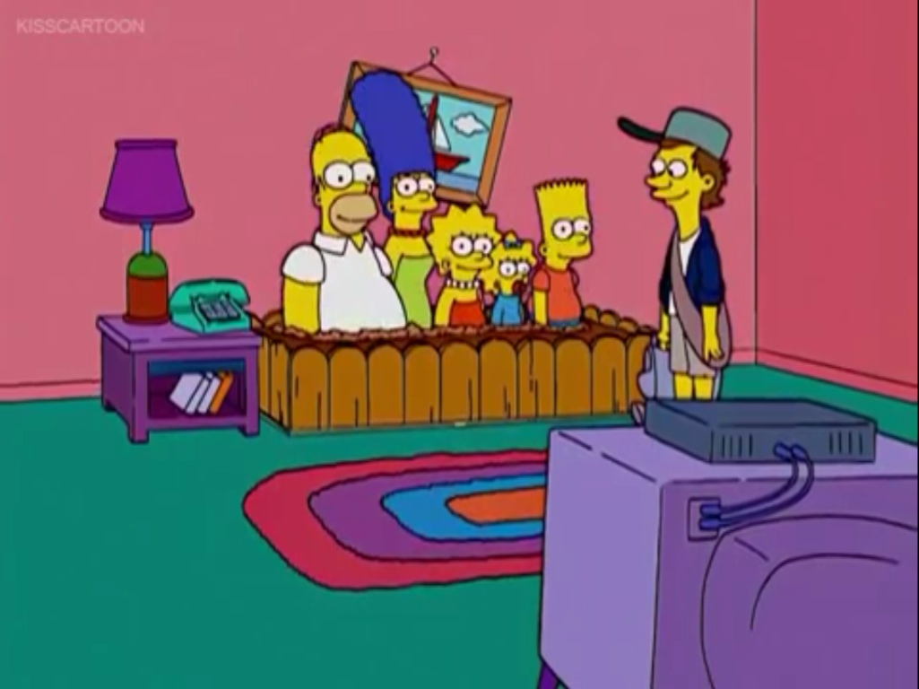 Planted Family couch gag Simpsons Wiki Fandom