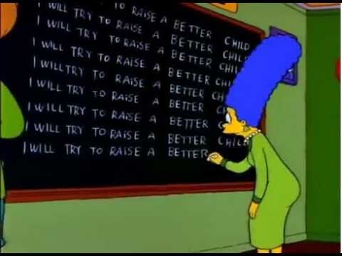 bart simpson chalkboard quotes