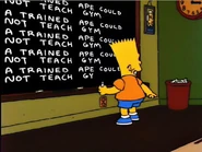 "A trained ape could not teach gym"