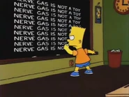 Nerve gas is not a toy.