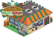 Krusty Murder façade for Krusty Burger in The Simpsons: Tapped Out