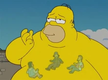Homer-Bolha "cuidando" dos sem-teto
