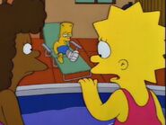 Looking at Bart with Lisa