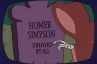 Homer's gravestone