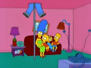 Fireman Pole couch gag