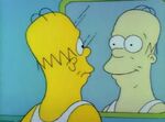 Shaven Homer in Some Enchanted Evening