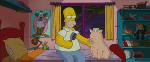 Homer and Spiderpig