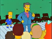 Skinner talking to the kids of Springfield Elementary