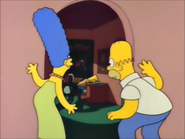 Homer and marge spy
