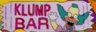 Krusty klump bar