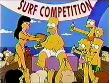 CCLemonHomerSurfingAtBeach