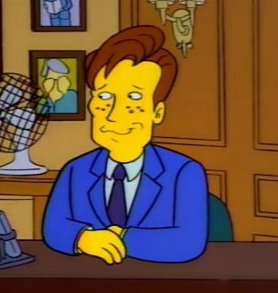 Conan O'Brien, Simpsons Wiki