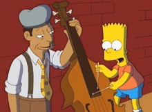 Bart apavorando com Marcus