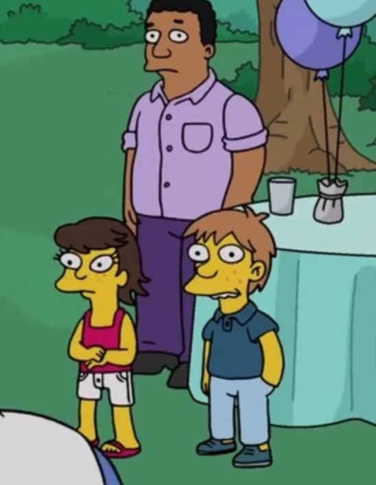 Cropped Shauna and Jeremy from "Homer and Her Sisters"