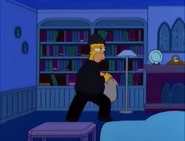 Homer burglarizes Flanders' house