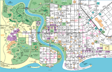 A fan made map of Springfield.