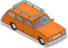 Orange Station Wagon