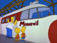Homer left his keys inside the monorail.