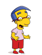 Milhouse Laughing.