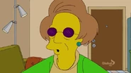 Edna's face with Disco Stu's face.