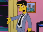 Frank Grimes Grimey at the Simpsons' House