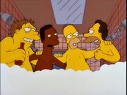 Lenny without a body and transparent right arm