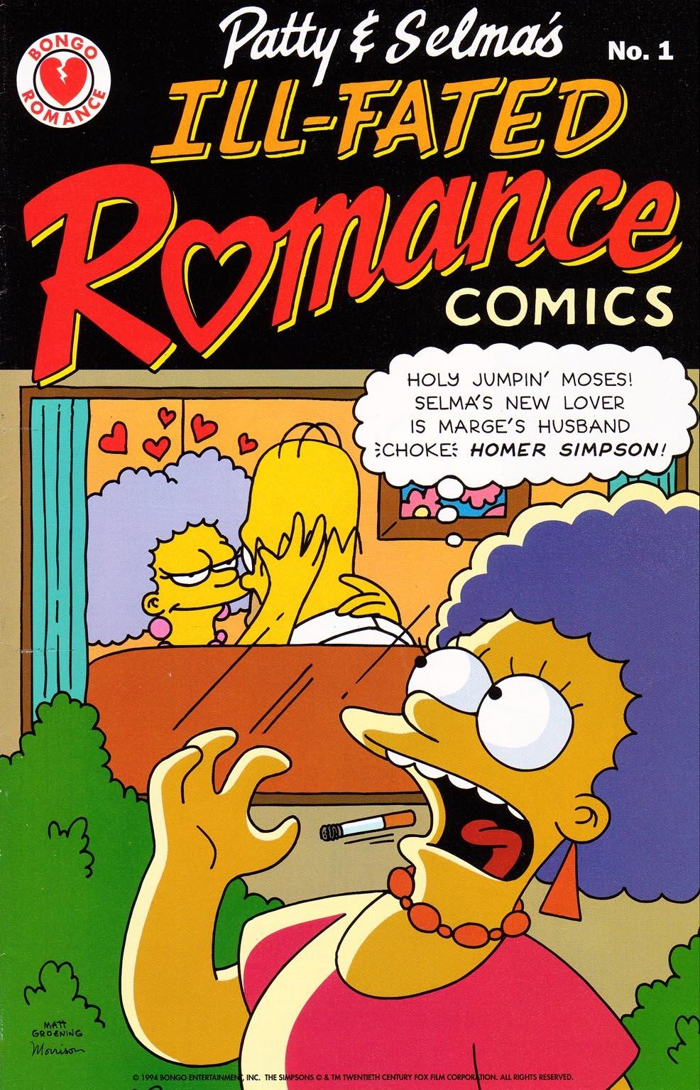 Patty And Selmas Ill Fated Romance Comics Simpsons Comics Wiki Fandom 