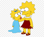 Maggie And Lizzy Simpson