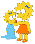 Maggie & Lisa Simpson