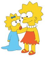 Maggie And Lisa Simpson