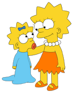 Maggie And Lisa Simpson